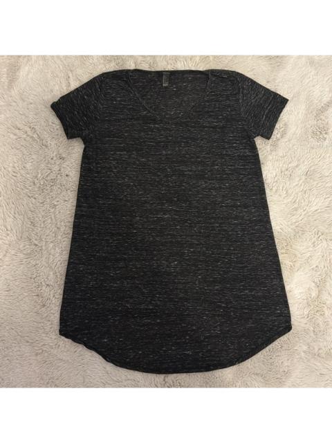 Other Designers Forever 21 Charcoal Burnout Hi-Lo Short Sleeve T-Shirt