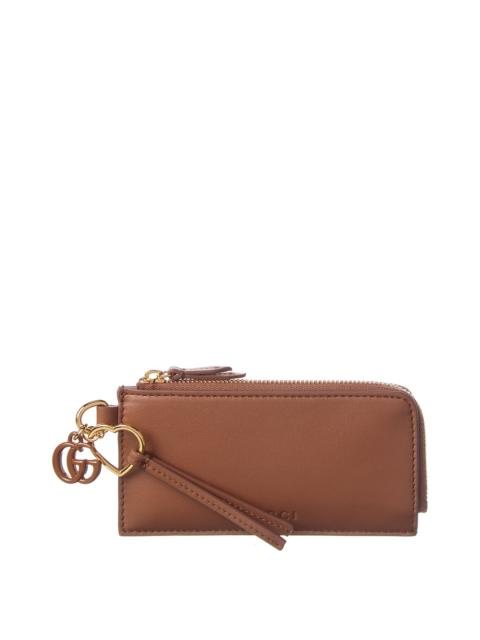 GUCCI Gucci Double G Leather Card Case