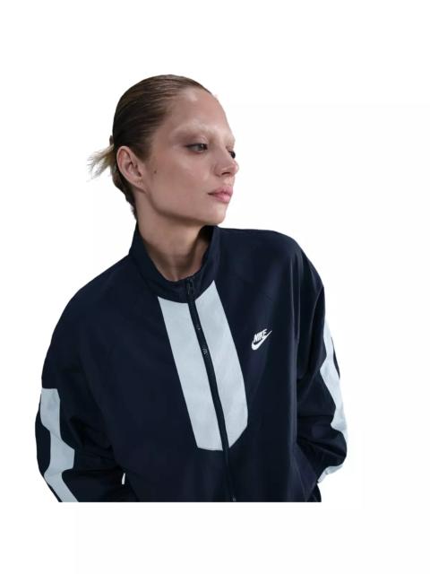 Nike Women's Sportswear Windrunner Oversized Jacket -Navy