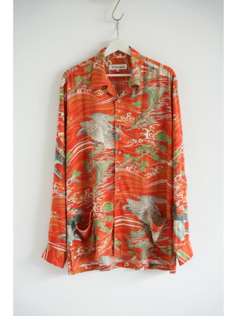 Yohji Yamamoto Yohji Yamamoto 00ss eagle silk shirt