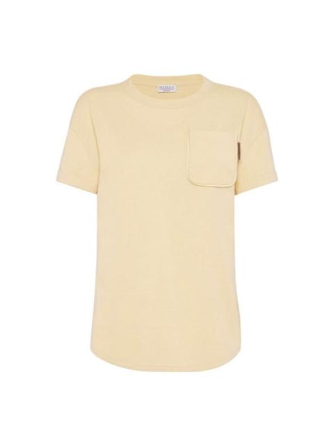 Brunello Cucinelli Brunello Cucinelli Wolight Yellow Cotton Shirt