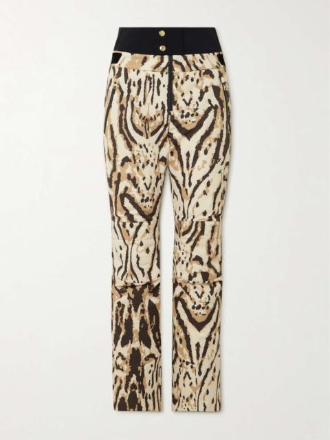 BOGNER Maren rubber-trimmed printed ski pants