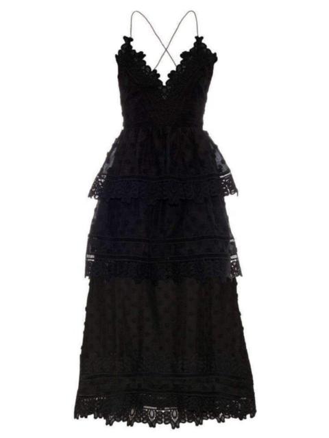 self-portrait Ivy Coton Blend Lace Dress