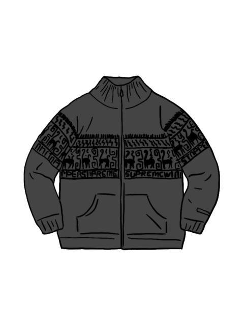 Supreme Supreme Chullo Windstopper Zip Up Sweater Black