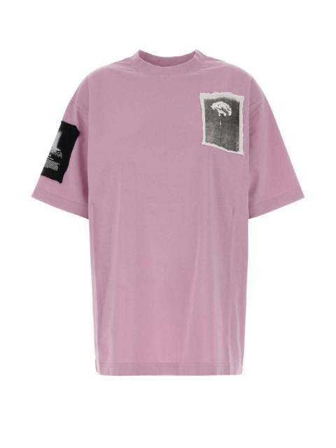 BALENCIAGA Balenciaga Women Lilac Cotton Oversize T-Shirt