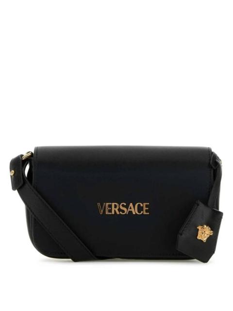 VERSACE Versace Tag Foldover Top Mini Shoulder Bag