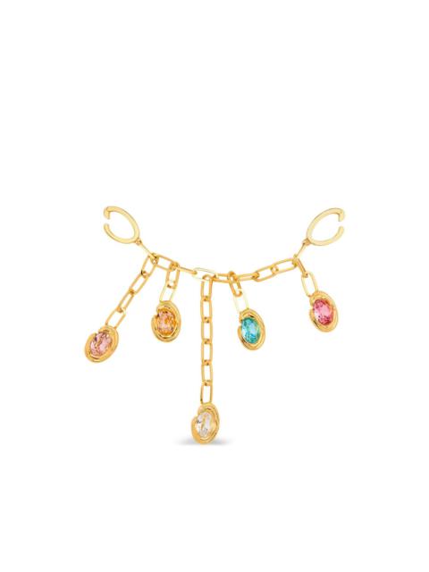 Oscar de la Renta Crystal O bag charm