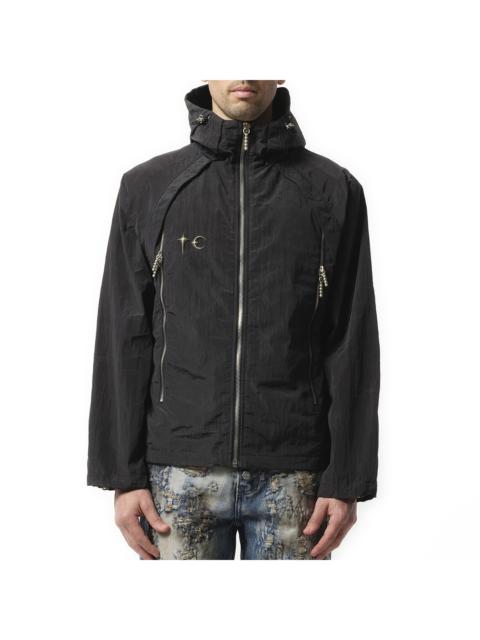 Thug Club Scarred Wind Soldier Jacket in Black