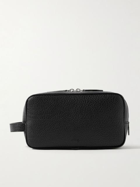 MÉTIER Full-Grain Leather Wash Bag Black