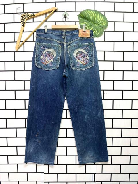 Other Designers Vintage RED MONKEY COMPANY Embroidered Denim Jeans