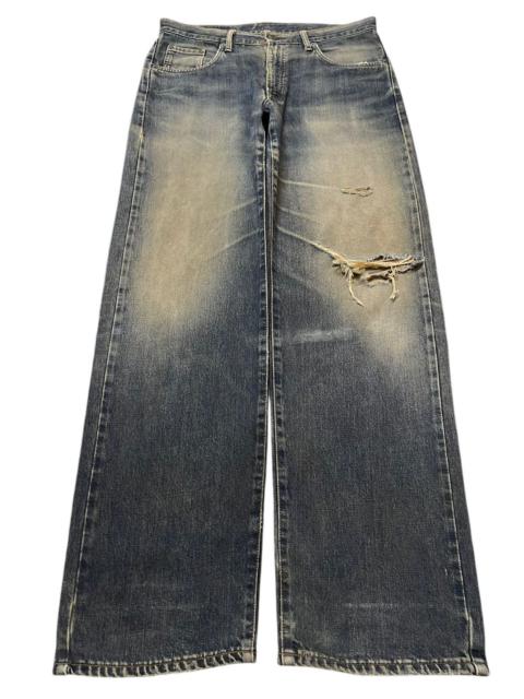 Other Designers Vintage Edwin 405 Faded Mud Wash Distressed Baggy Jeans