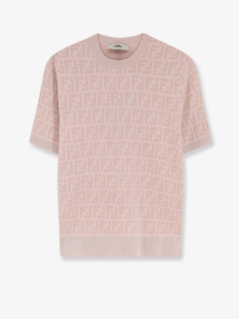 FENDI Fendi Women Ff Wool And Silk Sweater