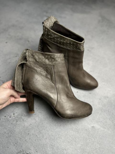 Other Designers Vintage - Luis Onofre Heels Leather Boots Rare Italian Item AvantGarde