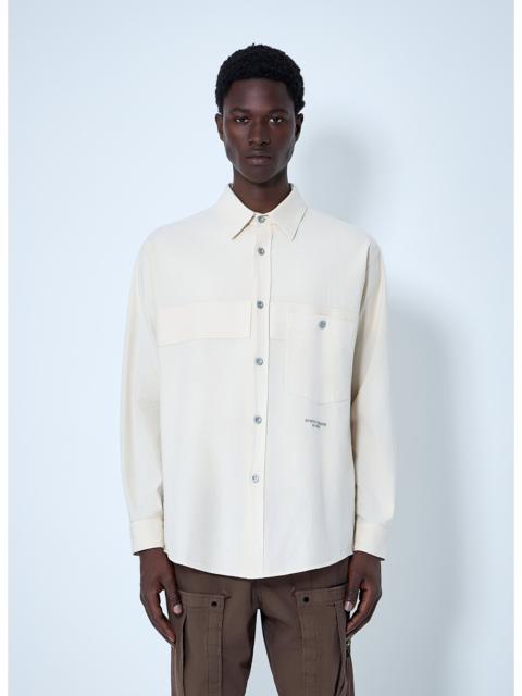 Stone Island Stone Island Men Long Sleeve Cotton Button-Down Shirt