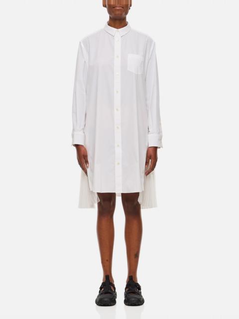 sacai COTTON POPLIN DRESS
