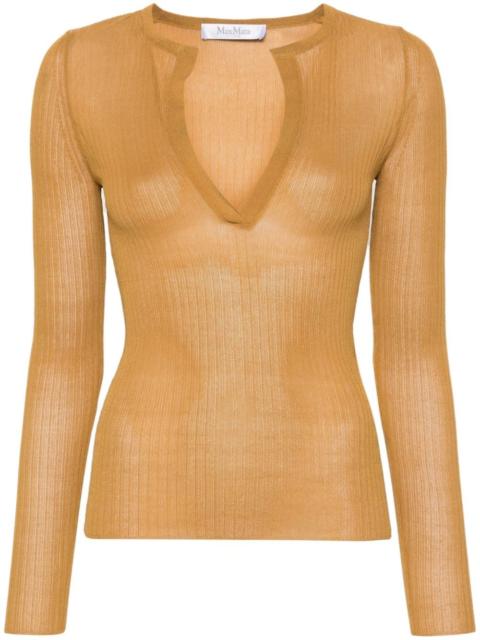 Max Mara RIBBED SILK SWEATER