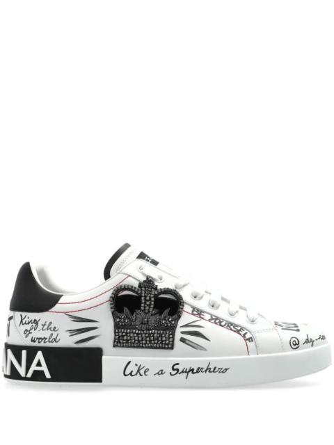 Dolce & Gabbana Dolce & Gabbana Men Sneakers With Logo Application
