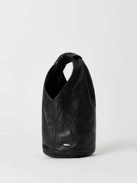 Our Legacy Fofinho Drip Bag Malleable Black Bull Hide