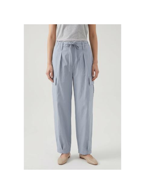 Brunello Cucinelli Brunello Cucinelli Wolight Blue Relaxed Trousers