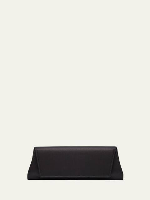 AKRIS Anouk Small Satin Clutch Bag