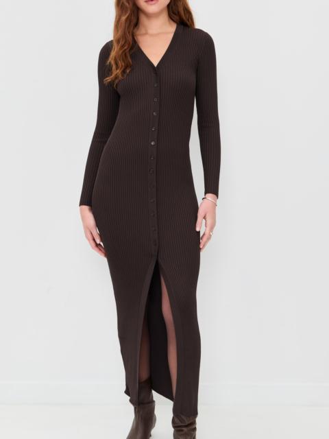 STAUD Maxi Shoko Sweater Dress