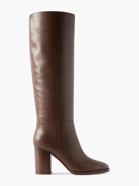 Gianvito Rossi Santiago 85 leather knee boots