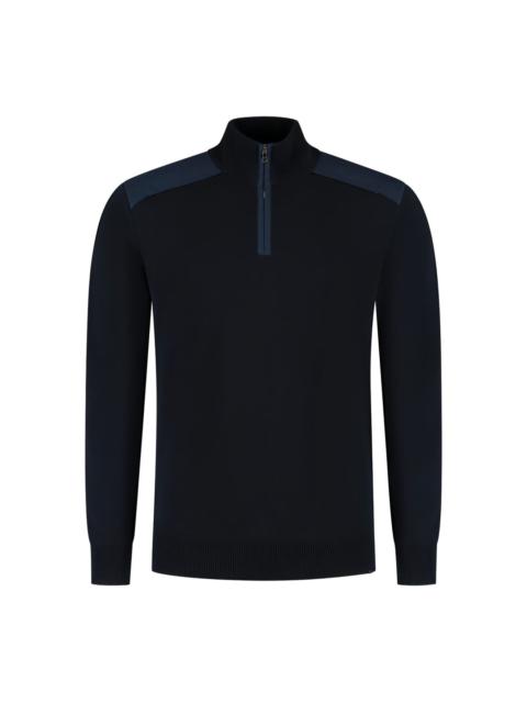 half-zip sweater