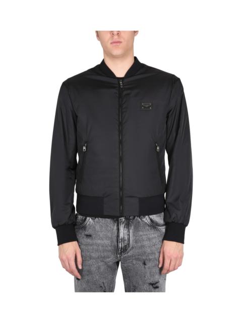 Dolce & Gabbana Jacket With Logo Patch