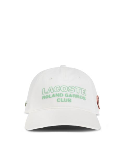 logo-embroidered cap