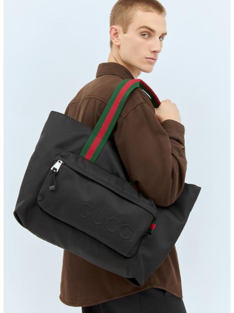 Gucci Men Nylon Tote Bag