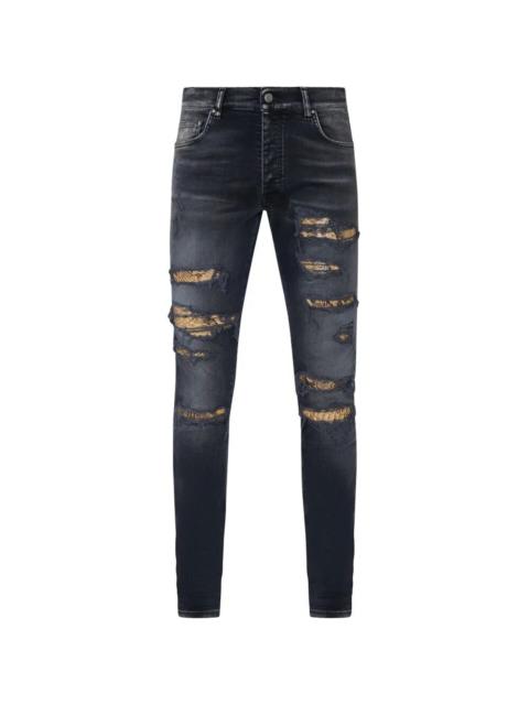 AMIRI Amiri Men "Snake Thrasher" Skinny Jeans