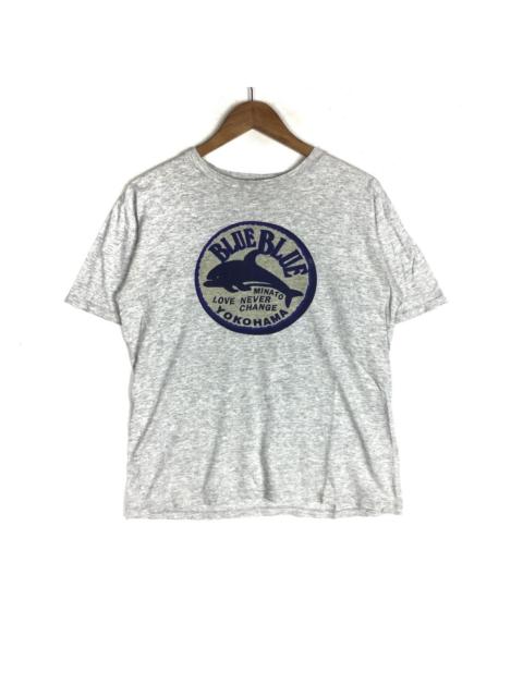 Blue Blue Japan Vintage BLUE BLUE YOKOHAMA Love Never Change T-Shirts