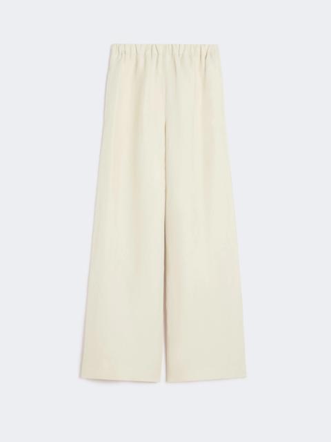 Max Mara Linen and silk trousers - BEIGE