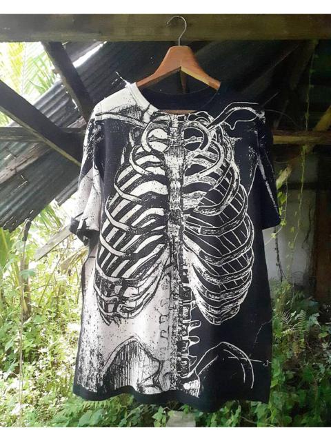 Other Designers Vintage Art Halloween Skull Bones Fullprint fashion street