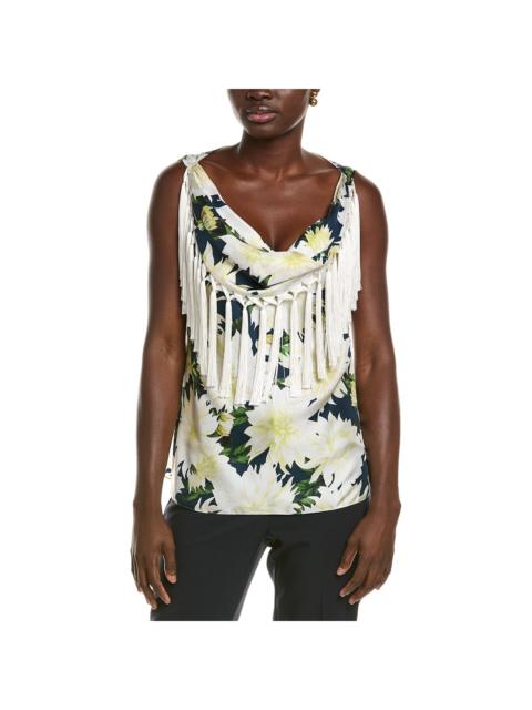 Oscar de la Renta Oscar de la Renta Dahlia Silk Twill Tank