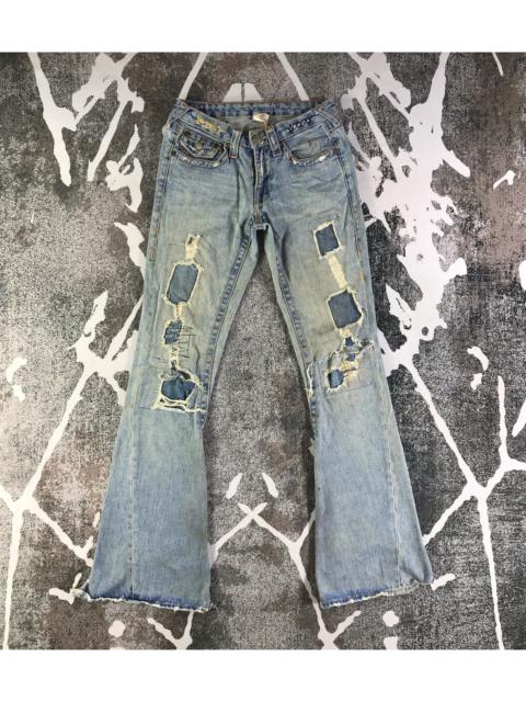 Other Designers True Religion - Distress Vintage True Religion Jeans Flare Denim KJ2389