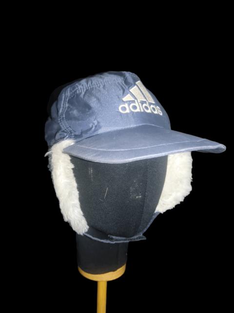 Other Designers Descente - Vintage Adidas Caps With Fur Earflap
