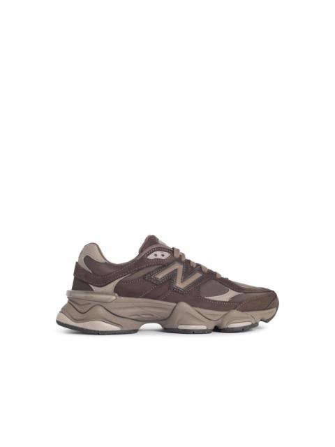 New Balance New Balance 9060 Brown Leather Blend Sneakers