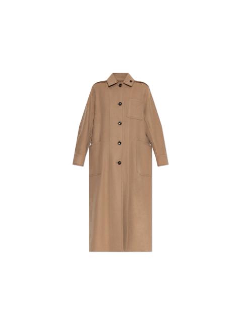 Max Mara MAX MARA Aldo Brown Wool Long Coat New & Authentic (Women's