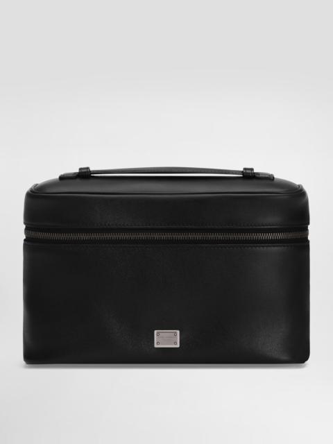 Dolce & Gabbana Calfskin nappa leather toiletry bag