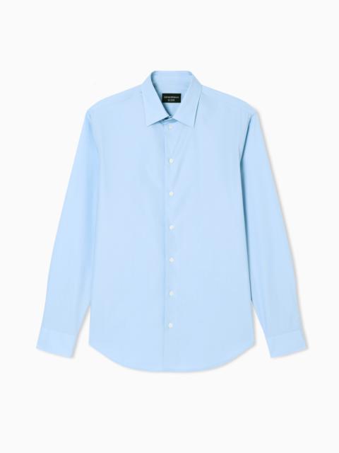EMPORIO ARMANI ICON COTTON POPLIN SHIRT