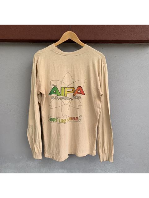 Other Designers Vintage Thrashed Faded Aipa Surfboards long Sleeve Tee