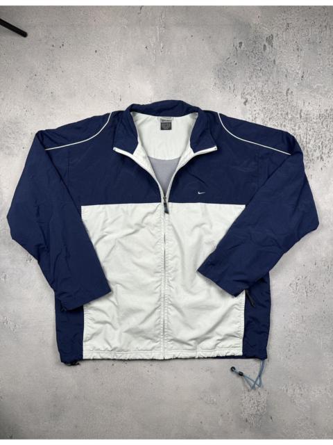 Nike Vintage Nike Two-Tone Windbreaker Jacket Blue Grey 90s Rare