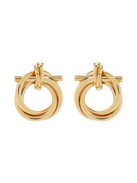 FERRAGAMO Gancini Torchon Earrings