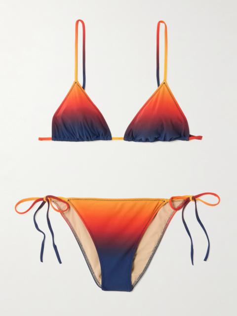 Lido Trentasei Dégradé Triangle Halterneck Bikini