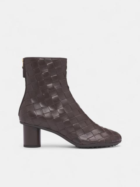 Bottega Veneta Brown Intrecciato Leather Boots