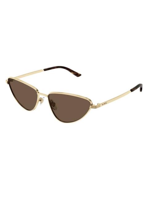 GUCCI Gucci Brown Cat Eye Ladies Sunglasses GG1879S 002 57