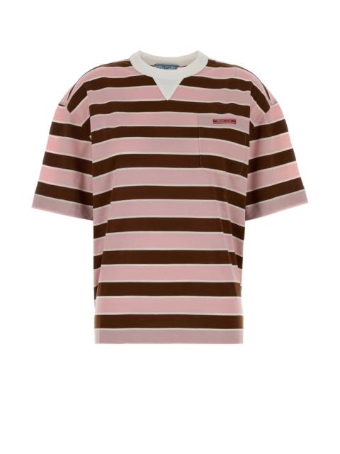 Prada Prada Women Embroidered Cotton Oversize T-Shirt