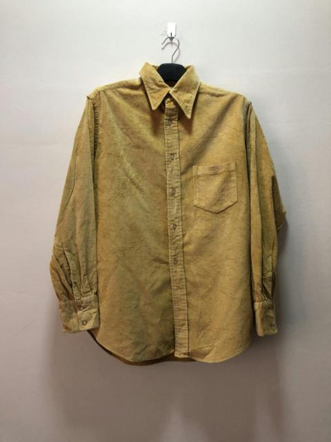 Other Designers Bloomingdales Men Store - BLOOMINGDALE’S MENS STORE Corduroy Shirt Single Needle