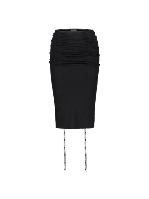 VETEMENTS Gathered Jersey Skirt